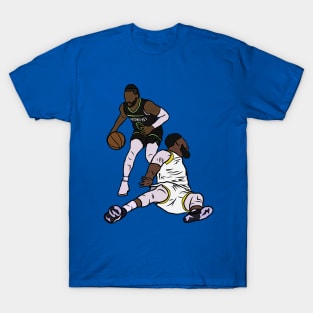 D'Angelo Russell Crosses Over Mike Conley T-Shirt